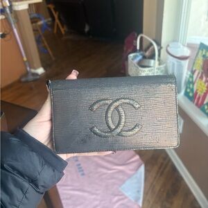 Chanel Mark Billfold Wallet/ Clutch